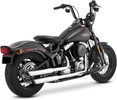 Vance & Hines 16841 Twin Slash 3  Chrome Finish Slip-Ons Mufflers • $279.99