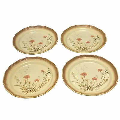 VTG Mikasa Whole Wheat Jardiniere E8016 Dinner Plates 10.75 Inch Each Set Of 4 • $35.99