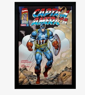Stan Lee Boxed Canvas  Captain America Vol 7 #7 Signed Print By Stan Lee 39/195 • £1500