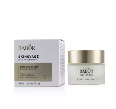 BABOR Skinovage Age Preventing Purifying Cream 5.1 For Problem & Oily Skin 50 Ml • $54.99