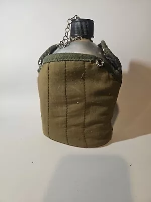 Vintage US Military Army Metal Aluminum Canteen Made In Japan Canteen KOREA • $13