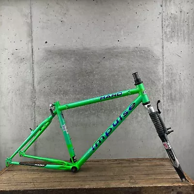 Vintage Haro Impulse Comp Frame Set 16 In  Green USA 4130 CRMO 26 130 ATB MTB • $143.99