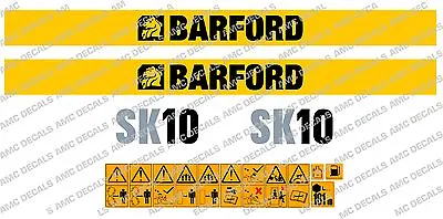 Barford Sk10 Dumper Decals • $119.61