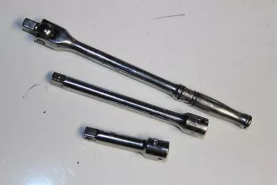 SNAP-ON TOOLS 1/4  DRIVE 6  Breaker Bar 4  Extension & MAC 2  EXTENSION LOT USA • $75