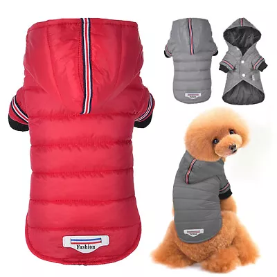 Winter Dog Clothes For Small Dogs Yorkie Chihuahua Pet Cat Puppy Dog Coat Jacket • £11.39