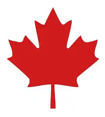 Set Of 2 - Canada Maple Leaf 764 - Vinyl Sticker / Decal - Custom Made To Order • $5.95