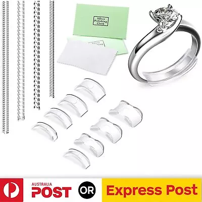 12 Pieces Ring Size Adjuster Reducer Invisible Guard Resizer Jewellery Tool • $7.50