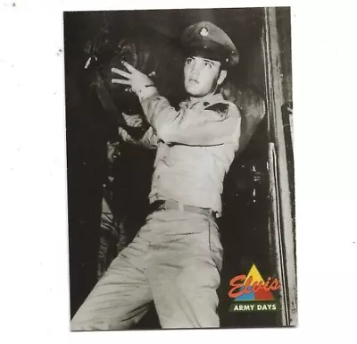 1992 Elvis Presley Collectible Trading Card ARMY YEARS # 40 The River Group • $1.50