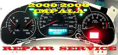 2000 2005 CHEVY IMPALA MONTE CARLO INSTRUMENT CLUSTER EXCHANGE With TACH  • $160