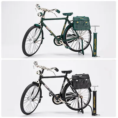 Retro Classic Bicycle Bike Model Ornament Miniature Collection Decorative Toy UK • £11.78