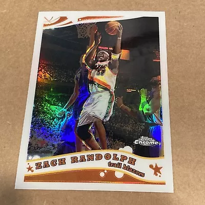 Zach Randolph 2006 Topps Chrome Refractor Card #5. Limited 655/999. Trailblazers • $1.25