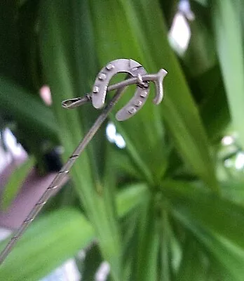 Vintage Silver Equestrian Stickpin Or Stock Pin - Horseshoe & Horse Riding Crop • $50.78