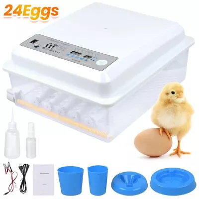 Egg Incubator Automatic Chicken Quail Chick Hatcher Incubators For Hatching Eggs • $49.98