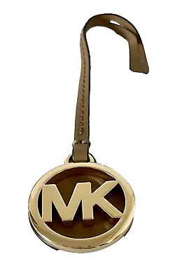 Michael Kors Smooth Leather/metal Handbag Charm  Husk/gold  Nwot • $12.99