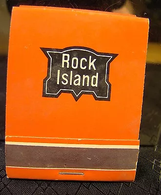 Vintage Rock Island Rail Road Matchbook Full Unstruck Diamond Match Chicago • $2.74