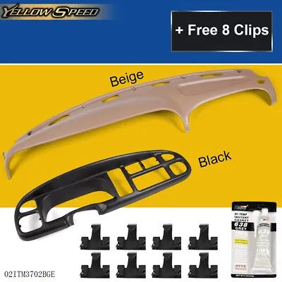 Fit For 98-02 Dodge Ram Instrument Panel Dash Bezel&Dash Board Cover Pad Overlay • $89.99