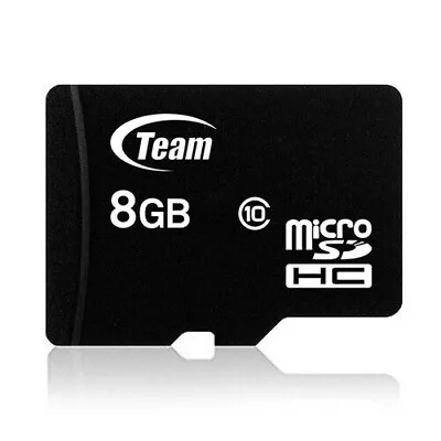 8GB Or 16GB Micro SD Team Class 10 SDHC TF Flash Data Memory Card 2 5 10 Pack • $8.95