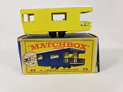 Matchbox Lesney #23 TRAILER CARAVAN With Original Box Nice! • $32