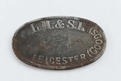 Railway Pay Check Token LM&SR Leicester (Goods) (ref845) • £8.64