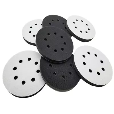 7 Pack Interface Buffer Pads 5 Inch 8 Holes Hook And Loop Soft Sponge Cushio... • $27.91