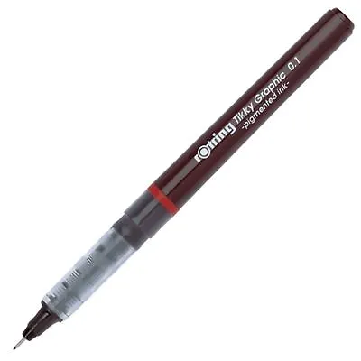 £4.99 • Buy Rotring Tikky Graphic Black Fibre Tip Pen - Choice Of 0.1 - 0.8
