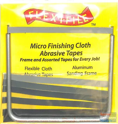 FLX15129 Flex-I-File Micro Finishing Tapes And Frame • $22.59