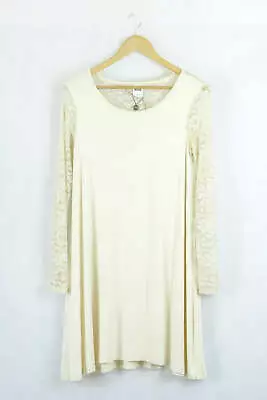 Vero Moda Cream Lace Dress S By Reluv Clothing • $8.61