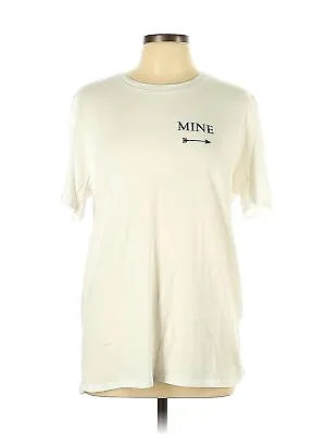 $16.99 • Buy EMI JAY Women Ivory Short Sleeve T-Shirt L
