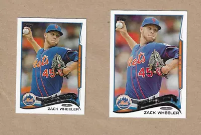 Zack Wheeler 2014 Topps MINI & Base Lot #266 Future Stars • $2.99