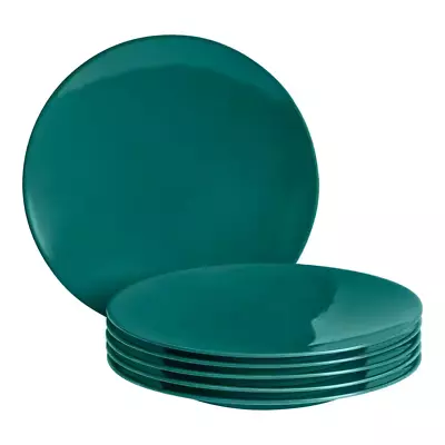 Taryn Melamine Salad Plate In Gloss Malachite Green (Set Of 6) • $13.50