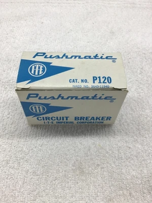 $32 • Buy I-T-E Pushmatic P120, 20 Amp, 120 Volt, 1 Pole Circuit Breaker
