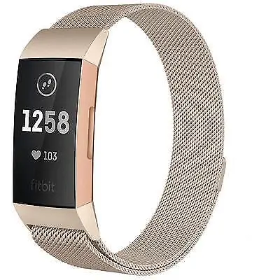 [Fitbit Charge 2] Milanese - Rose Gold Watch Strap Band • $39.95