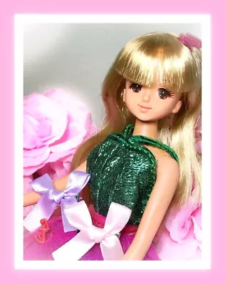 VTG Takara Japan Jenny Fashion Doll Organza Net Dress Retro Licca Friend Barbie • $47.95