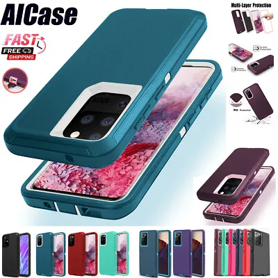 For Samsung Galaxy S21+ S22 Ultra S20+ Note 20 Case Heavy Duty Shockproof Cover • $10.89