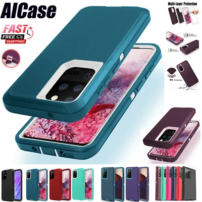 $8.99 • Buy Samsung Galaxy S21+ S22 Ultra S20+ Note 20 Case Heavy Duty Shockproof Hard Cover