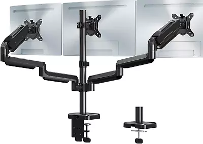 MOUNT PRO Triple Monitor Mount 3 Monitor Desk Mount For There Screens Up To 32  • $216.17