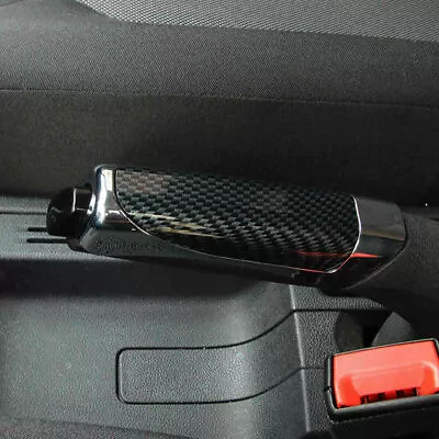 £4.22 • Buy 1× Universal Auto Car Hand Brake Carbon Fiber Protector Decor Cover Accessories