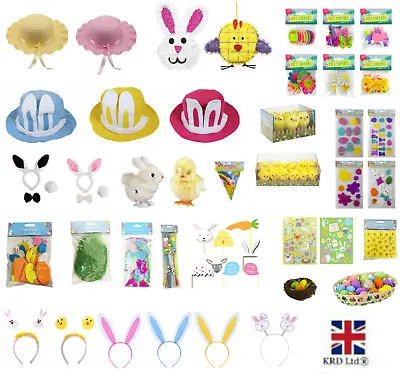 EASTER DECORATION Bunny Chicks Headband  Easter Bonnet DIY  Decoration Craft Hat • £6.19