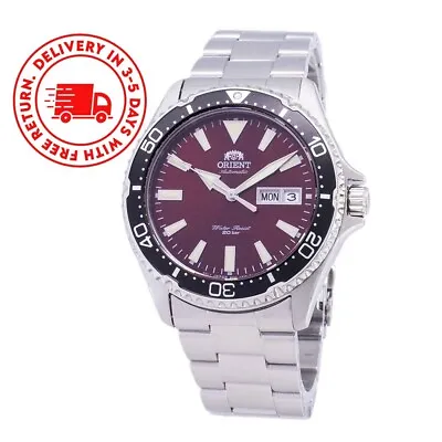 Orient Kamasu Mako III RA-AA0003R19B Automatic Red Dial Black Bezel Men's Watch • $243.86