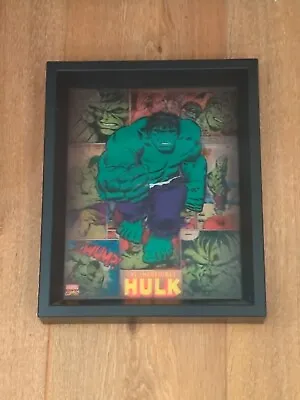  Marvel Comics Incredible Hulk 3D Moving Framed Picture Hologram Reflective  • £0.01