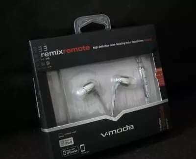 V-MODA Remix Remote In-Ear Noise-Isolating Metal Headphone - NEW-FREE SHIPPING  • $39.99