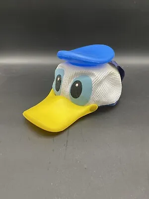 Vintage Walt Disney World Donald Duck Squeaking Mesh Cap Souvenir Hat • $24.95