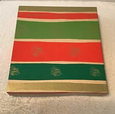 Vintage Marshall Field & Co. Striped Store Of The Christmas Spirit Box • $19.99