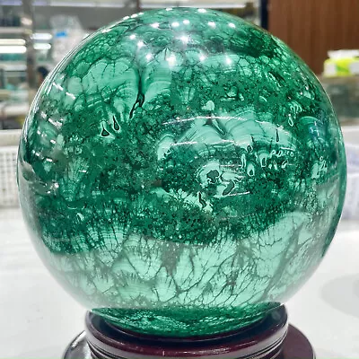 21.6LB Rare Natural Malachite Quartz Hand Carved Sphere Crystal Healing • $2.25