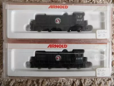 Arnold N Scale Great Northern S2 Switchers #1103 & 1105 DCC Custom Paint • $60