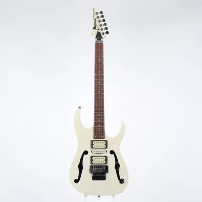 Used Ibanez PGM30 Paul Gilbert Made In Korea White HSH F Hole Graphic 3.53kg • $867.25