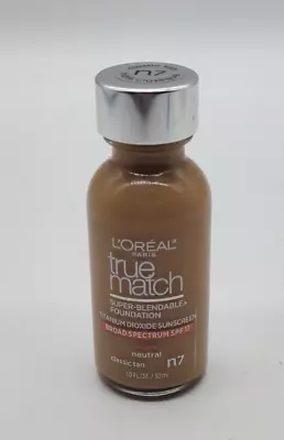 L'oreal Paris True Match Neutral Foundation Spf 17 N7 Classic Tan • $12.95