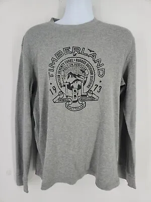 Timberland Men's Size Large Long Sleeve Thermal Shirt Gray  • $20.29