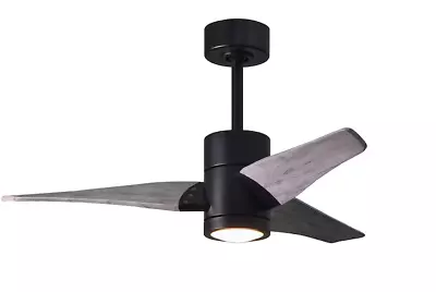 Matthews Fan Company Super Janet 42in Matte Black Color-Changing LED Ceiling Fan • $479.99