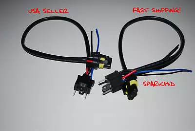 $14.99 • Buy NEW HID H4 9003 HB4 Wires Headlamp Connection Harness Extension Or Replacement